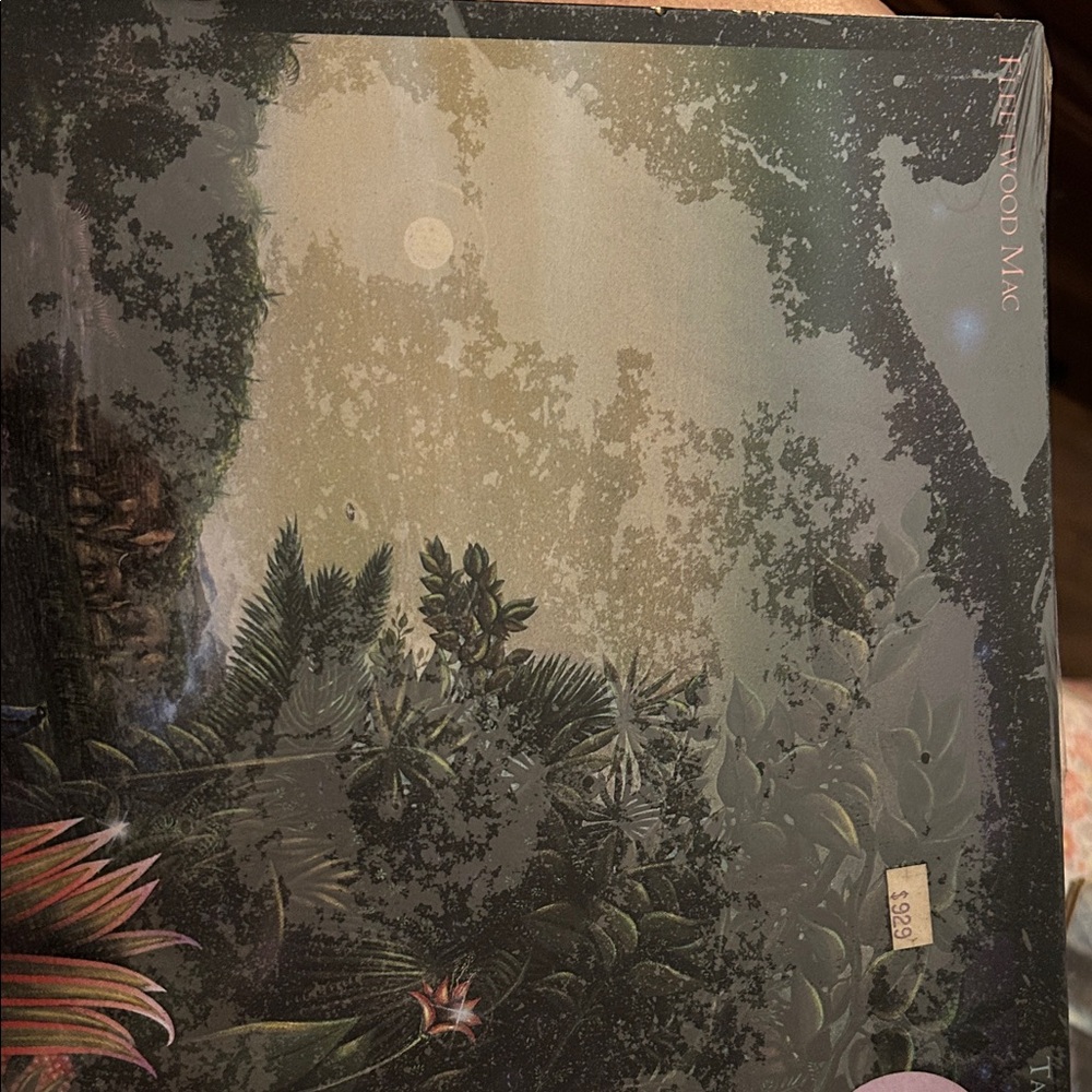 Fleetwood Mac Nature-Inspired Wall Art with Green and Black Design